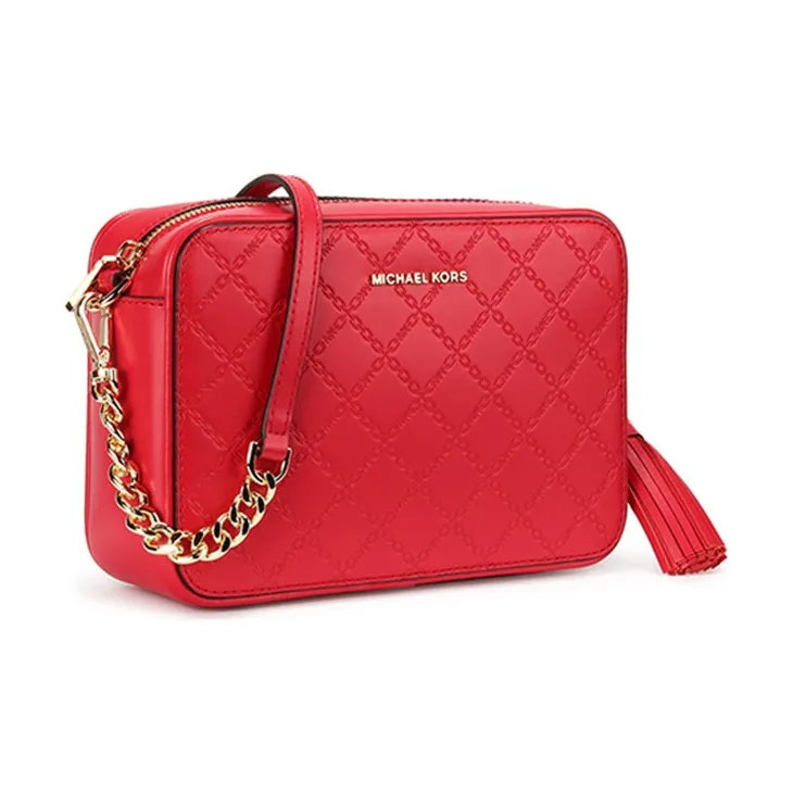 MICHAEL KORS Crossbodies Leather Shoulder Bag Crossbody Bag Medium Size Women's Red-2