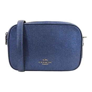 COACH Jes Leather Shoulder Bag, Crossbody Bag Medium Size Women's Fluorescent Blue