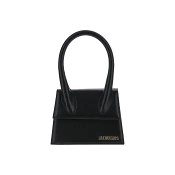 Jacquemus Le Chiquito Leather Handbag, Shoulder Bag Women's Black