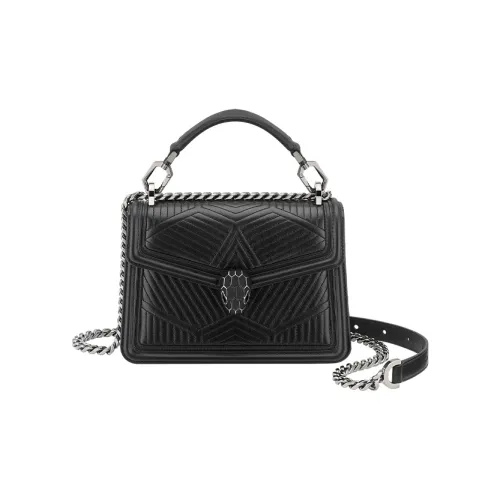 BVLGARI Serpenti Diamond Blast Shoulder Bags