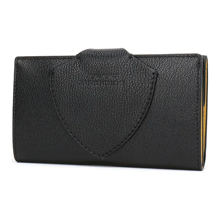 Burberry Leather Wallet Women's Black-2