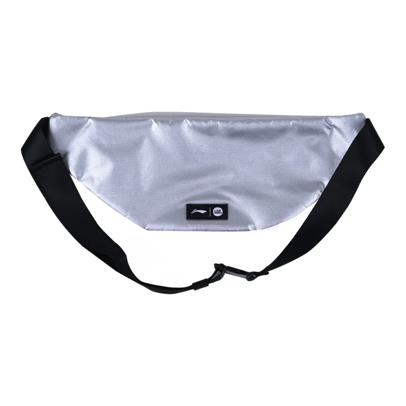 LiNing Polyurethane Fanny Pack Regular Unisex Silver-2