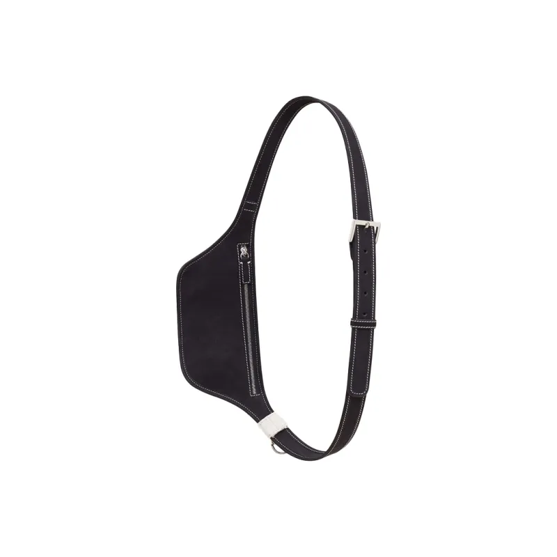 Jacquemus Cotton Fanny Pack Men's Black-2