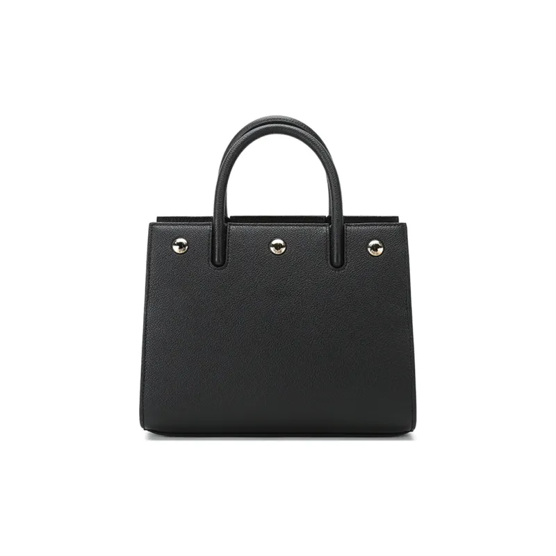 Burberry Cow Leather Handbag, Portable Crossbody Bag, Shoulder Bag Mini Women's Black-3
