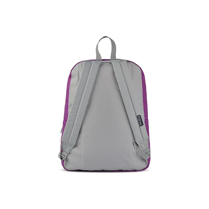 JanSport Polyester Backpack Medium Size Unisex Violet-3