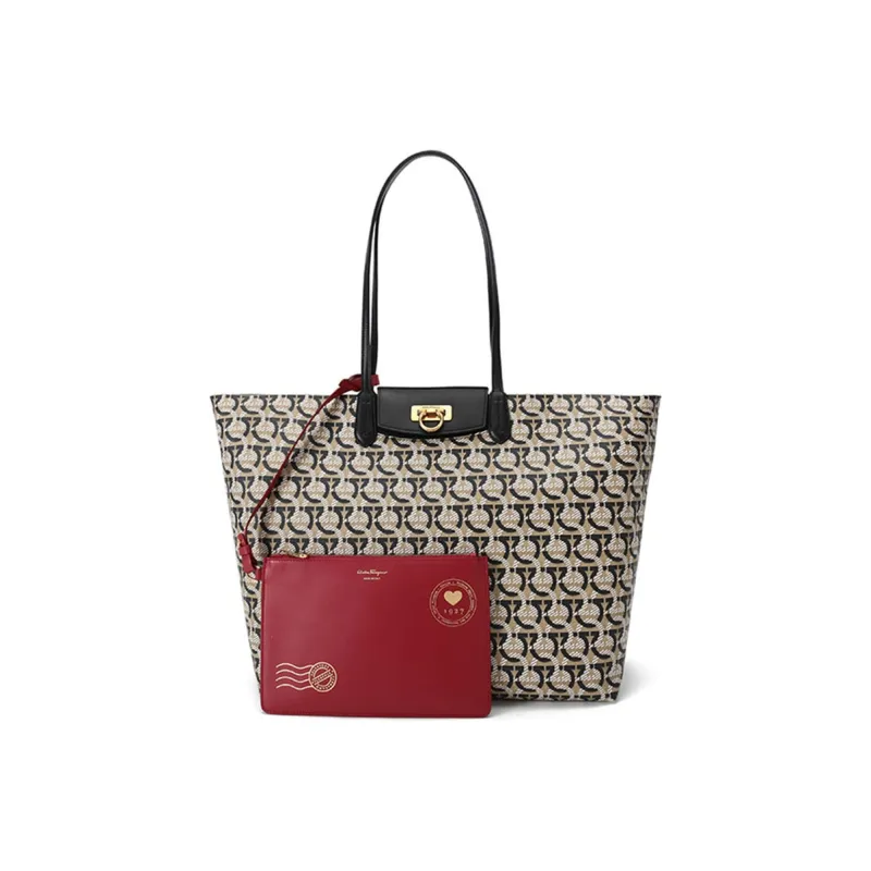 Ferragamo Gancini Shoulder Bags-1