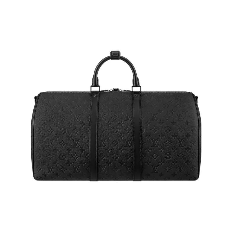 LOUIS VUITTON Keepall Bandouliere 50 Black/Black-1