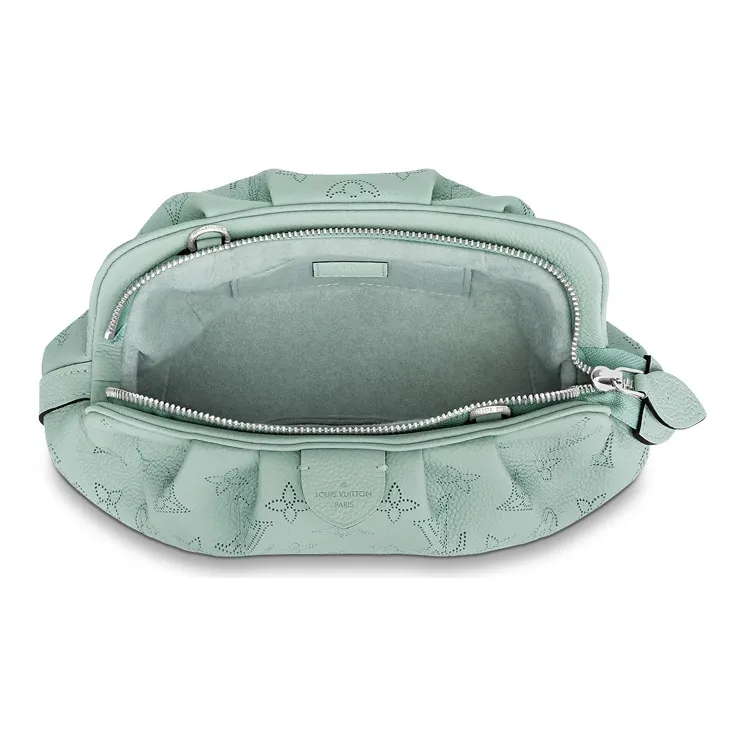LOUIS VUITTON Scala Calfskin Cloud Bag Clutch Shoulder Bag Crossbody Bag Mini Women's Lake Green-3