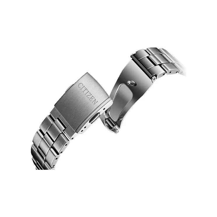 CITIZEN Automatic Mechanical Movement Stainless Steel Strap Watch Men's Watch Silver Dial-3