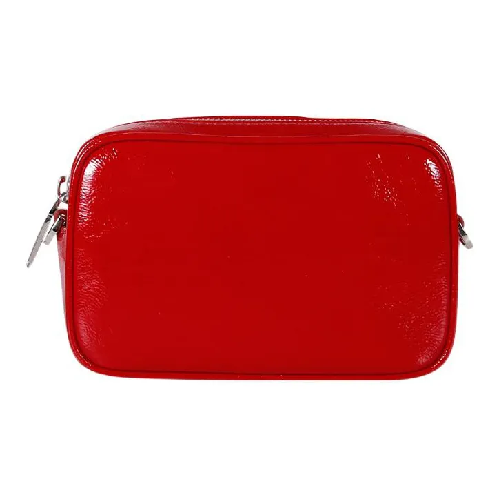 Golden Goose Super-Star Leather Shoulder Bag Women's Red-2