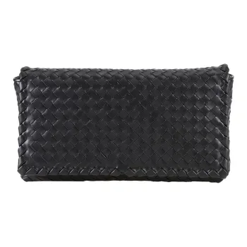 Bottega Veneta Cow Leather Shoulder Bag Women's Black