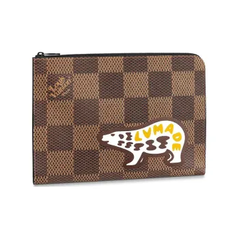 LOUIS VUITTON X Nigo Pochette Jour Damier Ebene Giant Gm Brown