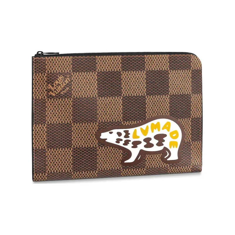 LOUIS VUITTON X Nigo Pochette Jour Damier Ebene Giant Gm Brown-0