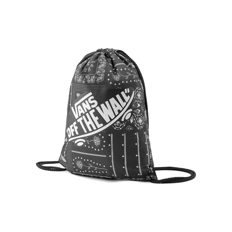 Vans Polyester Drawstring Bag Basketball Bag Gym Bag Backpack Regular Unisex Black-1