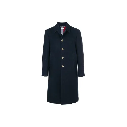 THOM BROWNE Coats Men Blue