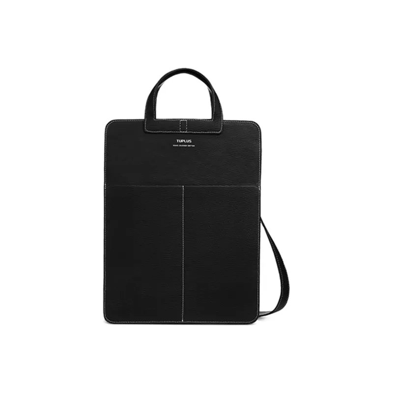 TUPLUS Top Grain Cow Leather Tofu Bag Commuter Bag Laptop Bag Handbag Medium Size Women's Multicolor-22