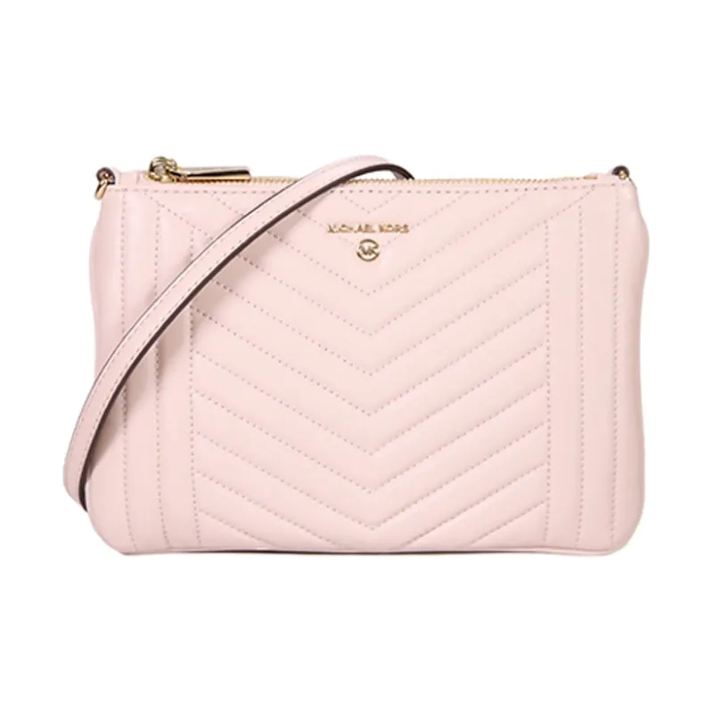 MICHAEL KORS Jet Set Charm Leather Shoulder Bag Crossbody Bag Medium Size Women's Pink-0