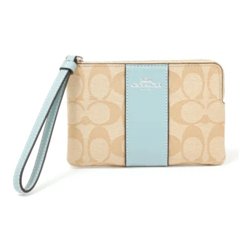 COACH Corner Zip Clutches