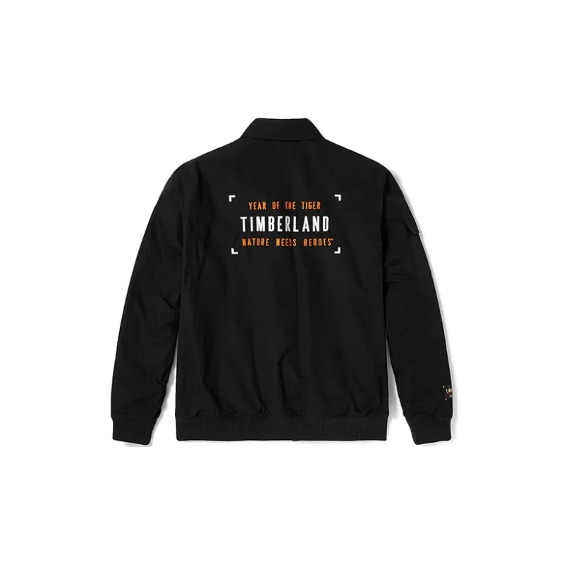Timberland Year Of The Tiger Collection Velvet Jackets Unisex Black-2