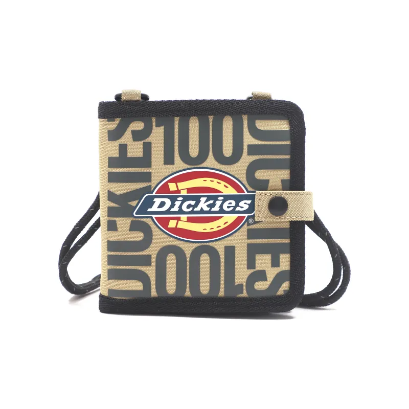 Dickies 100th Anniversary Polyester Shoulder Bag Crossbody Bag Wallets Mini Unisex Khaki-0
