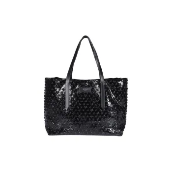 Jimmy Choo Leather Handbag Men's Black