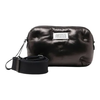 Maison Margiela Glam Slam Logo Patch Messenger Bag