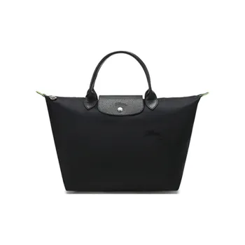 LONGCHAMP Le Pliage Logo Embroidered Tote Bag