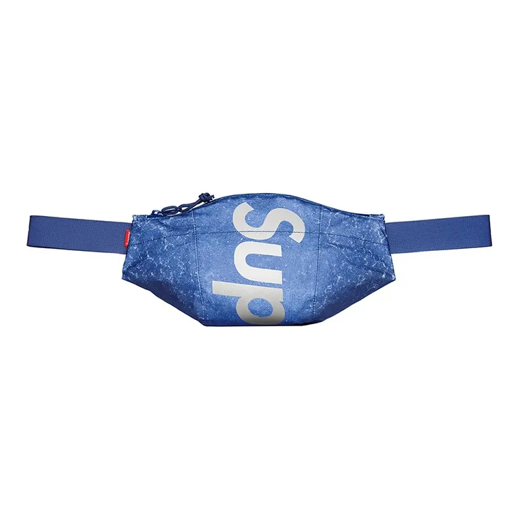Supreme Nylon Crossbody Bag, Sling Bag, Fanny Pack Regular Unisex Orange Red/Black/Blue-0