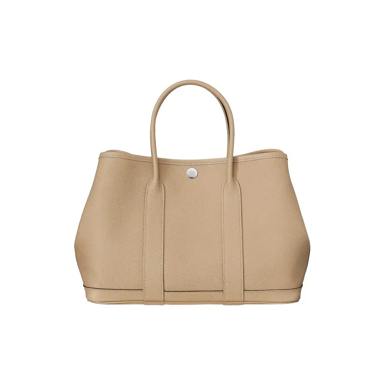 HERMES Garden Party Epsom Calfskin Handbag Women's S2 Trench Trench Coat Beige-0