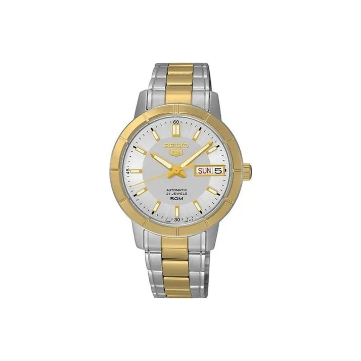SEIKO Automatic Mechanical Movement Stainless Steel Strap Watch Women's Watch Silver Dial-0
