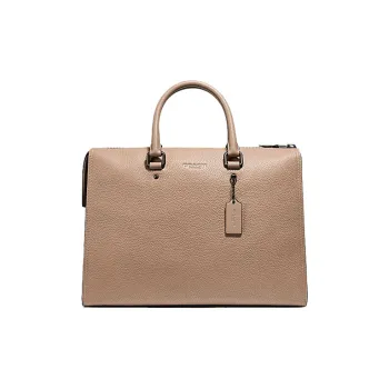 COACH Graham Leather Computer Briefcase Large Size Men's Nude