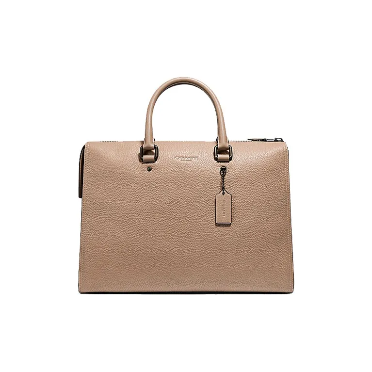 COACH Graham Leather Computer Briefcase Large Size Men's Nude-0