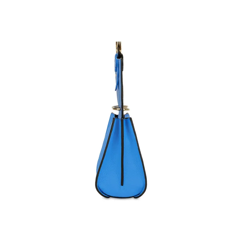 Furla Scoop Leather Shoulder Bag Crossbody Bag Women's Light Blue-2