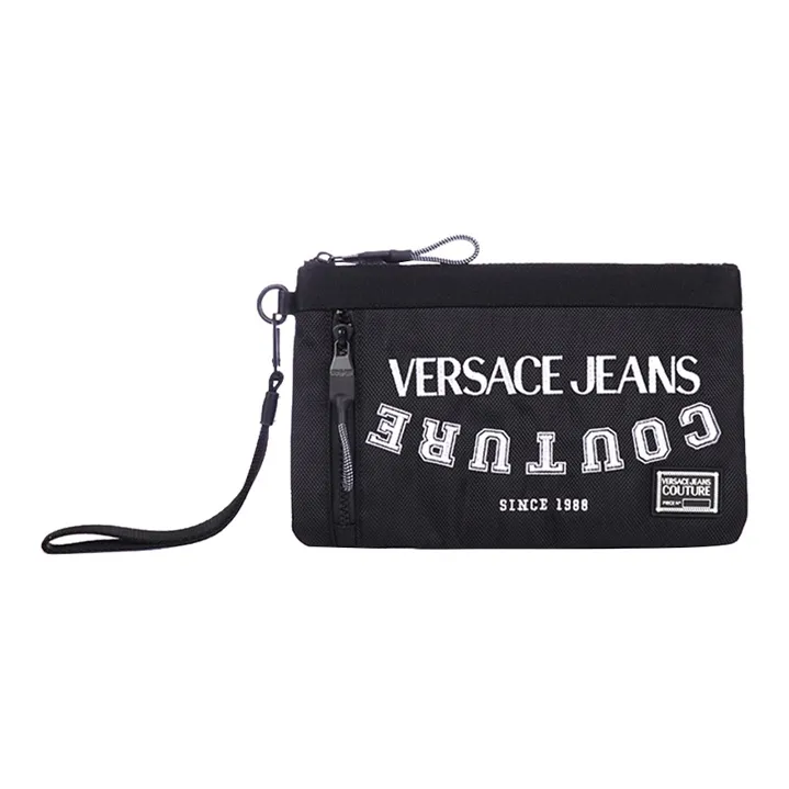 VERSACE JEANS COUTURE Polyester Clutch Medium Size Men's Black-0