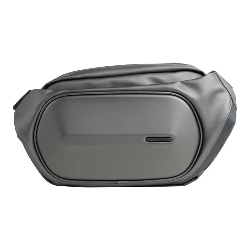 TAJEZZO PU Sling Bag Regular Unisex Gray-1