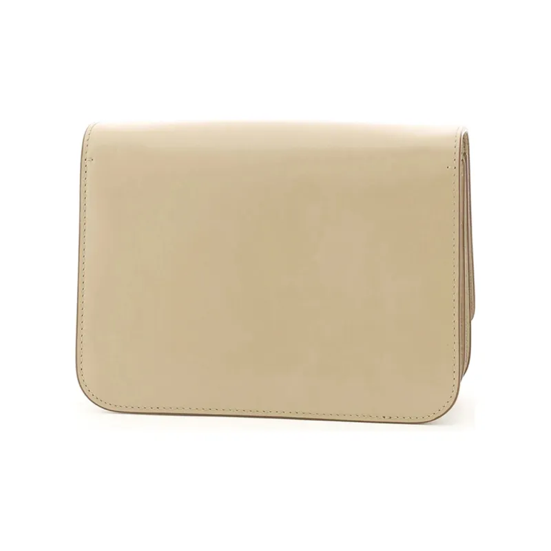 Burberry Leather TB Bag Crossbody Shoulder Bag Regular Women's Light Brown-1