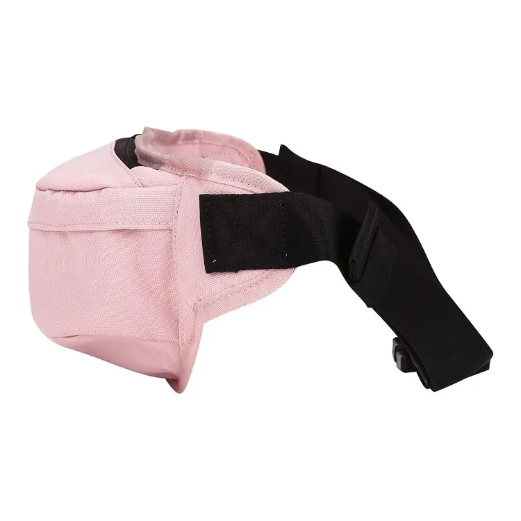 MLB Canvas With Polyester Crossbody Bag Sling Bag Fanny Pack Regular Unisex Cherry Blossom Pink-3