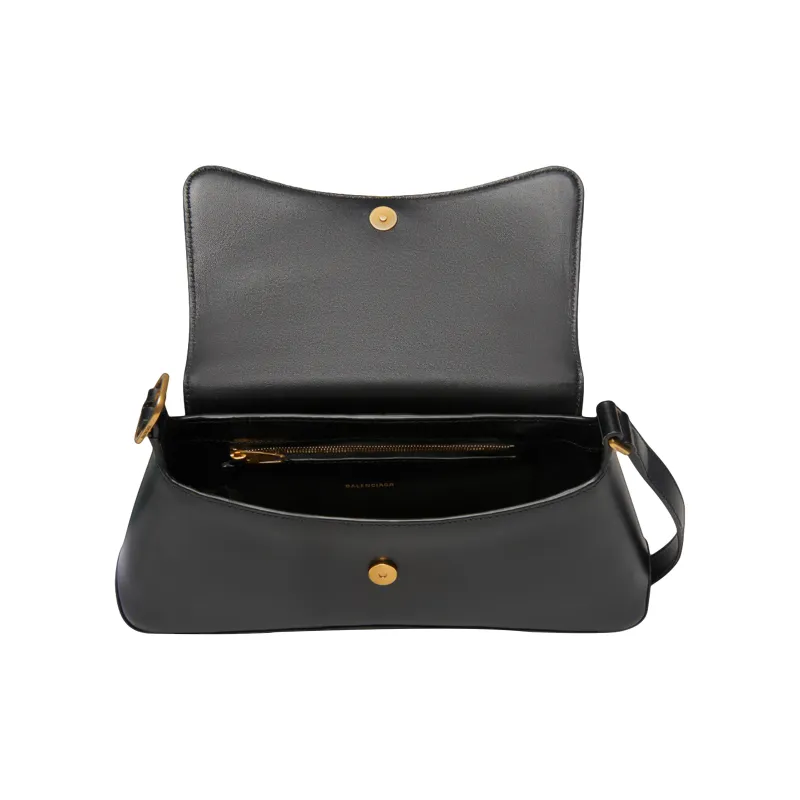 Balenciaga Xx Flap Bag Medium Black-3