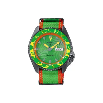 SEIKO Automatic Mechanical Movement Nylon Strap Watch Men's Watches Green Dial SRPF23K1 BLANKA