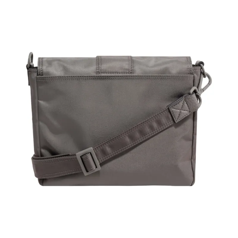 FENDI Baguette Nylon Baguette Bag Messenger Bag Crossbody Bag Shoulder Bag Men's Gray-2