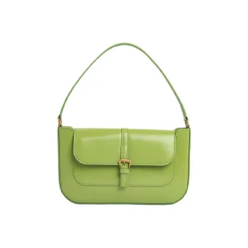 By Far Miranda Cow Leather Shoulder Bag Handbags Shoulder Bags Women's Lime Green