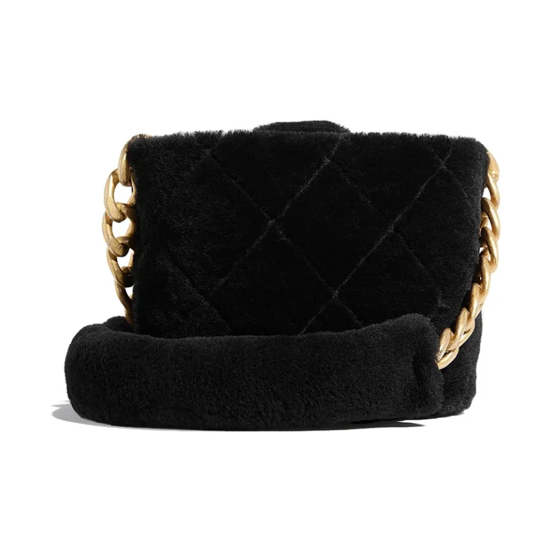 CHANEL Lambskin Bucket Bag, Shoulder Bag, Crossbody Bag, Handbag Women's Black-1
