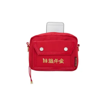 LiNing Polyester Crossbody Bags Shoulder Bags Unisex Red
