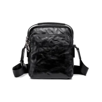 Ace Paul Cow Leather Shoulder Bag Crossbody Bag Regular Men's Black