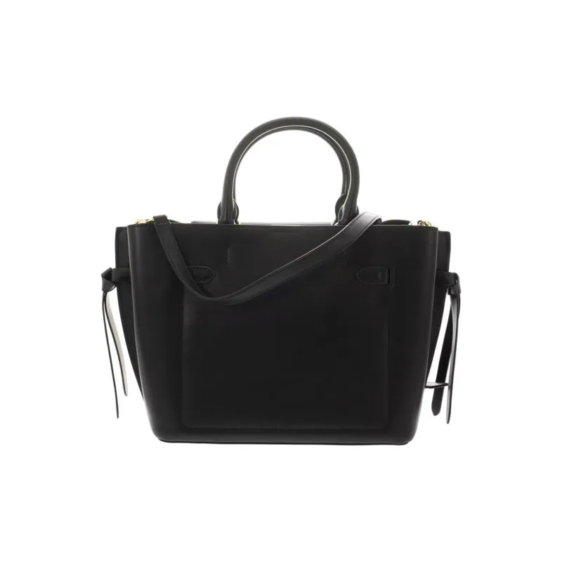 MICHAEL KORS Hamilton Legacy Leather Tote Bag, Shopping Bag, Handbag Tubas Women's Black-2