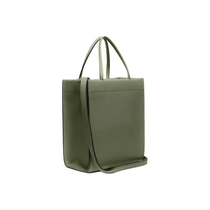 COACH Cashin Cow Leather Tote Bag Shopping Bag Shoulder Bag Crossbody Bag Mini Women's Army Green-1