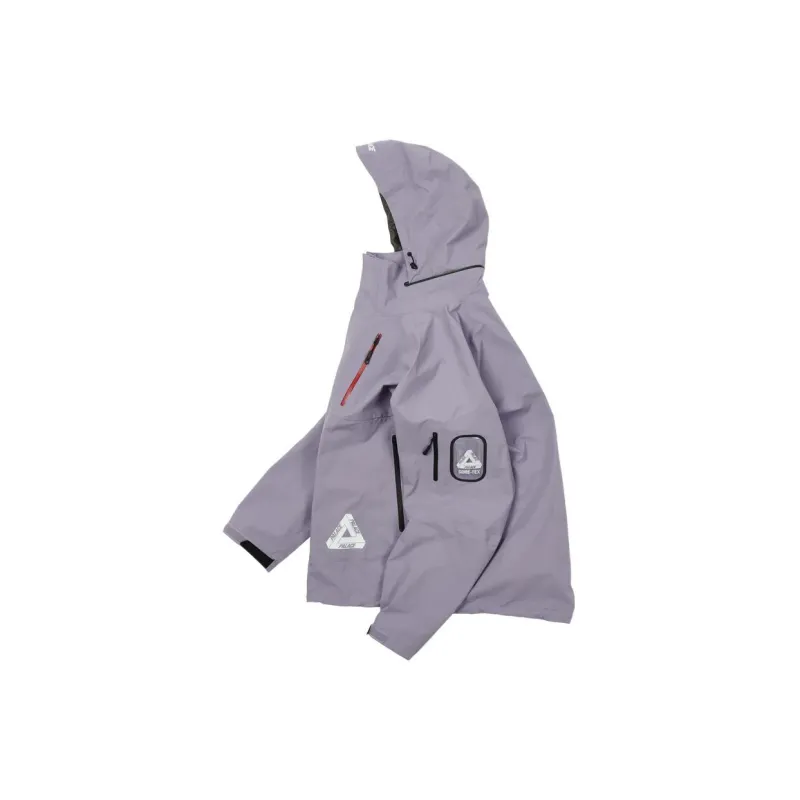 PALACE Jackets Men Purple Gray-5