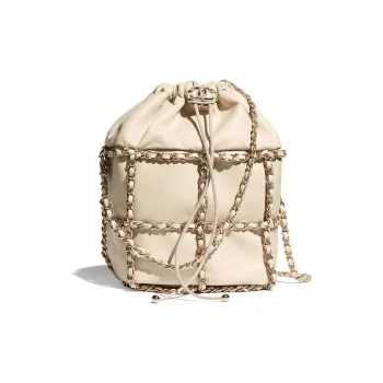 CHANEL Drawstring Shoulder Bags