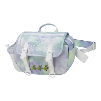 LiNing Disney Co branded Muppet Comet Products Fabric Handbag Regular Unisex Tie Dye Blue