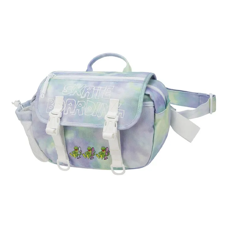 LiNing Disney Co branded Muppet Comet Products Fabric Handbag Regular Unisex Tie Dye Blue-0